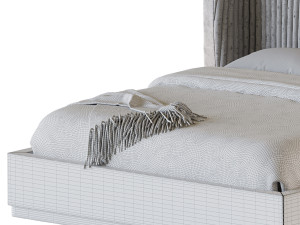 Miuzza bed Model 3D