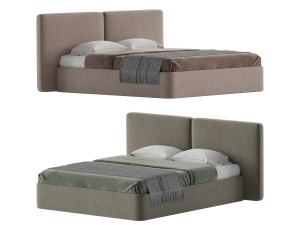 Tadao bed with compartment 3D Модель