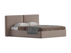 Tadao bed with compartment 3D Model