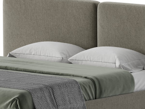 Tadao bed with compartment 3D Model
