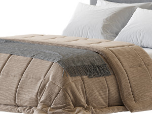 Colin bed with compartment 3D Model