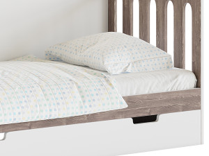 Bed low Funky House Tale Model 3D