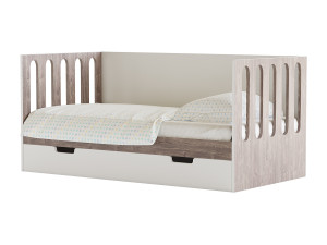 Bed low Funky House Tale Model 3D