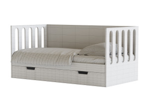 Bed low Funky House Tale Model 3D