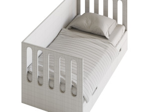 Bed low Funky House Tale Model 3D