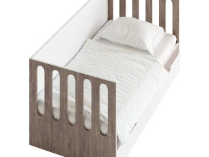 Bed low Funky House Tale Model 3D