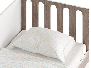 Bed low Funky House Tale Model 3D
