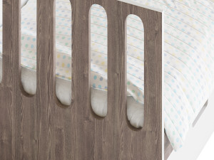 Bed low Funky House Tale Model 3D