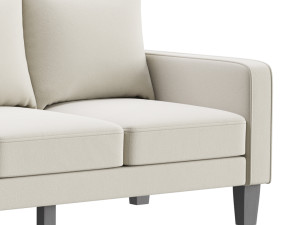 3-Seats Upholstered sofa 3D 模型