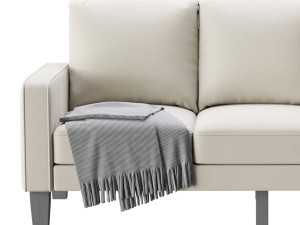 3-Seats Upholstered sofa 3D 模型