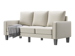 3-Seats Upholstered sofa 3D 模型