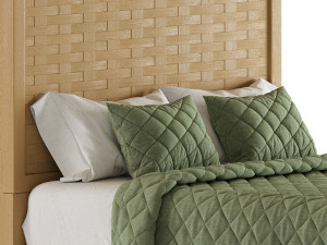 Better Homes Gardens Bristol Queen Woven Bed 3D मॉडल