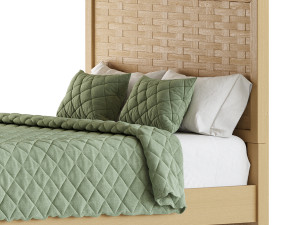 Better Homes Gardens Bristol Queen Woven Bed 3D मॉडल