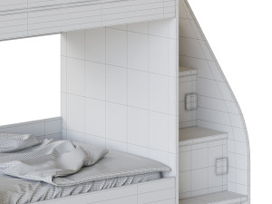 Bed Legend Bunk Model 3D