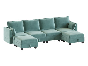 Sectional Sofa Convertible Sofa Bed 3D मॉडल