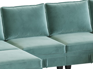 Sectional Sofa Convertible Sofa Bed 3D मॉडल