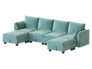 Sectional Sofa Convertible Sofa Bed 3D Model