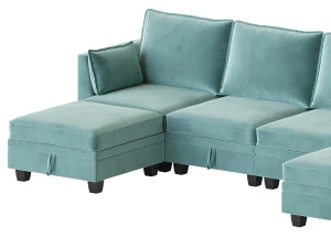 Sectional Sofa Convertible Sofa Bed 3D Model