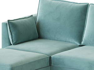 Sectional Sofa Convertible Sofa Bed 3D मॉडल