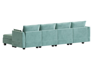 Sectional Sofa Convertible Sofa Bed 3D मॉडल