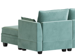 Sectional Sofa Convertible Sofa Bed 3D मॉडल