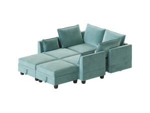 Sectional Sofa Convertible Sofa Bed 2 3D Model