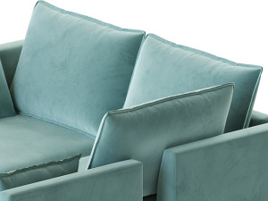 Sectional Sofa Convertible Sofa Bed 2 3D Model