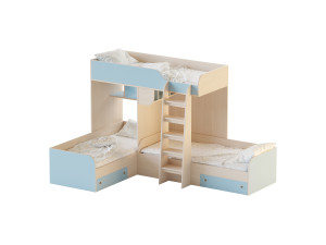 Bed RV Furniture Trio 3D-Modell