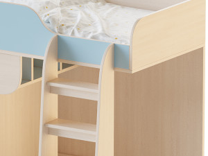 Bed RV Furniture Trio Modèle 3D