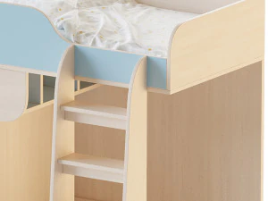 Bed RV Furniture Trio 3D Model