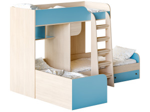 Bed RV Furniture Trio Modèle 3D