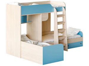 Bed RV Furniture Trio 3D Model