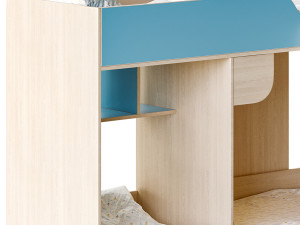 Bed RV Furniture Trio Modèle 3D