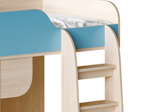 Bed RV Furniture Trio 3D Model