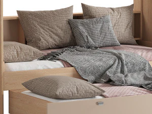 Three-tier bed Golden Kids 10 3D Model