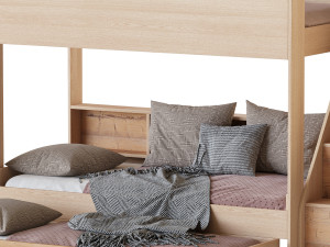 Three-tier bed Golden Kids 10 Modelo 3D