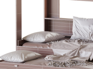 Three-tier bed Golden Kids 10 Modelo 3D