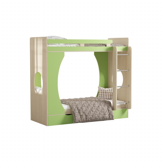 Bunk bed Funky Kids 2 Modèle 3D .c4d .max .obj .3ds .fbx .stl .blend 