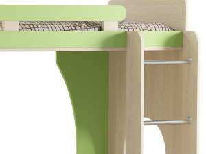 Bunk bed Funky Kids 2 Modèle 3D