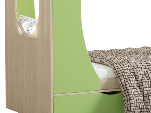 Bunk bed Funky Kids 2 Modèle 3D