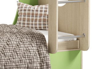 Bunk bed Funky Kids 2 Modèle 3D