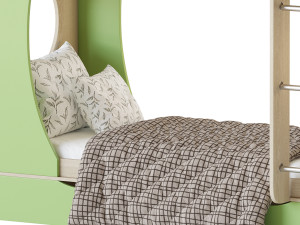 Bunk bed Funky Kids 2 Modèle 3D