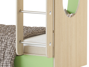 Bunk bed Funky Kids 2 Modèle 3D