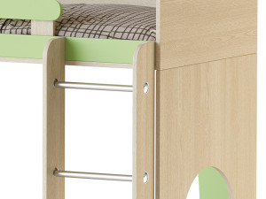 Bunk bed Funky Kids 2 Modèle 3D