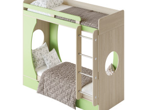 Bunk bed Funky Kids 2 Modèle 3D