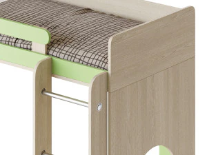 Bunk bed Funky Kids 2 3D Model