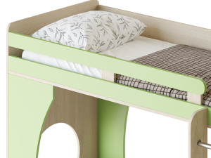 Bunk bed Funky Kids 2 Modèle 3D
