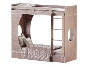 Bunk bed Funky Kids 2 Modèle 3D