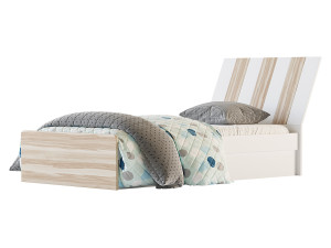 Bed Tomy Niki Lucas Oak A11 3Dモデル