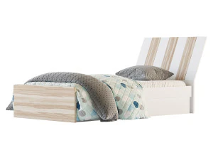 Bed Tomy Niki Lucas Oak A11 3D Model